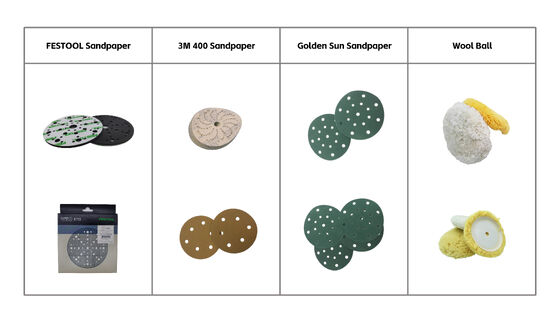 Bảng giấy cát làm đẹp xe hơi tùy chọn với hiệu quả cao
