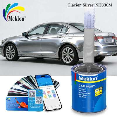 Kháng trầy xước sẵn sàng pha trộn sơn xe hơi phun chống nhiệt màu bạc thực tế