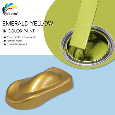 Sơn phủ lỏng Acrylic Meklon Emerald Yellow dùng cho phun xịt và sửa chữa ô tô