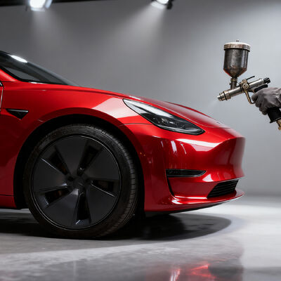 Meklon Đỏ sáng Ngọc trai Chrom cao chống trầy xước Tái tạo sơn xe để sửa chữa ô tô