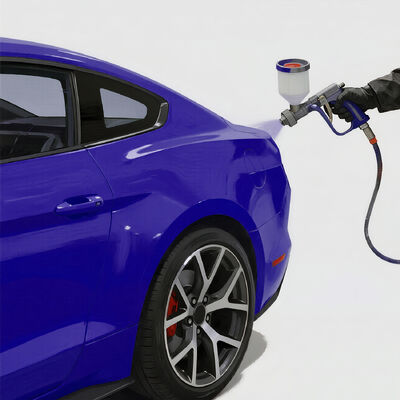 Meklon MK-208 2K màu xanh chống trầy xước Khí thải VOC thấp Sơn hoàn thiện xe cho sửa chữa ô tô