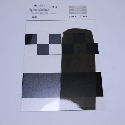 100% phù hợp với Mk-X-11 Acrylic Car Refinish Paint Spray 1k Basecoat High Shining Crystal White Pearl Car Paint Để sửa xe