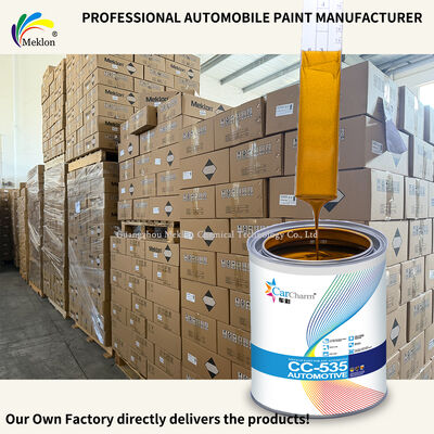 100% phù hợp MK-M418 Acrylic Refinish Car Paint Spray 1K Basecoat Vàng Bạc (màu vàng) Sơn xe để sửa xe