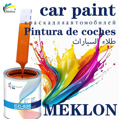 Orange Red Pearl High Hiding Power Scratch Resistant Refinish Car Paint for Automotive Repair