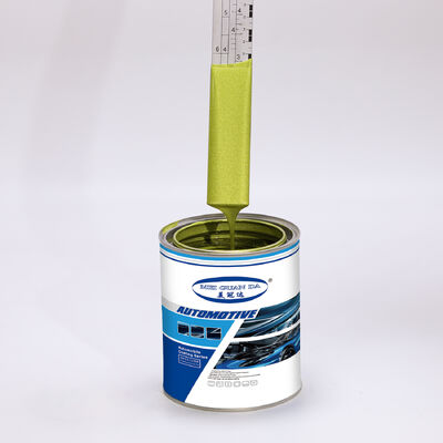 Sơn sửa chữa xe hơi X16 màu vàng lục bảo 1L nhà máy pha trộn chính xác Acrylic 7-14 ngày