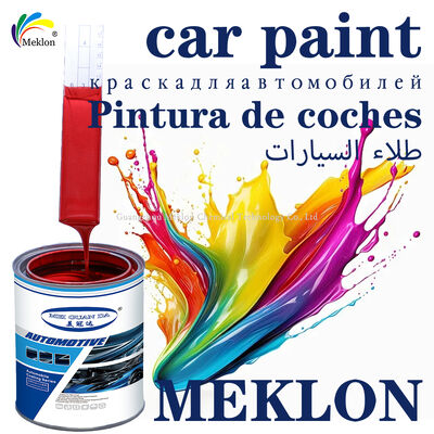 Refinish Car Paint Sơn ô tô chuyên nghiệp được thiết kế để ứng dụng và có độ bám dính tuyệt vời trên các tấm thân xe khác nhau X09 Màu đỏ bạc lấp lánh