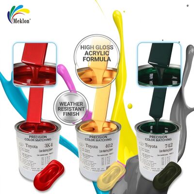 Sơn xe acrylic bóng cao và chống chịu thời tiết, thích hợp cho bán buôn