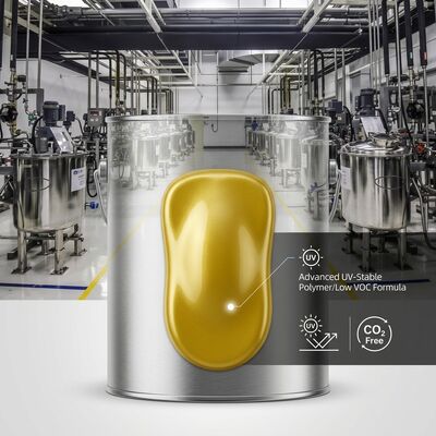 Sơn sửa chữa ô tô VOC thấp Pearl Crystal Yellow Sơn ô tô chống tia UV Nhà cung cấp