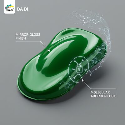 Màu sơn xe ô tô màu xanh lá cây lớp phủ trên với các cơ sở tiên tiến