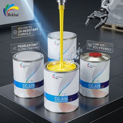 Sơn sửa chữa ô tô VOC thấp Pearl Crystal Yellow Sơn ô tô chống tia UV Nhà cung cấp