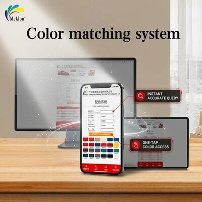 Acrylic nhựa tự động hoàn thiện sơn xe hơi lớp phủ lỏng 1K Đỏm xanh