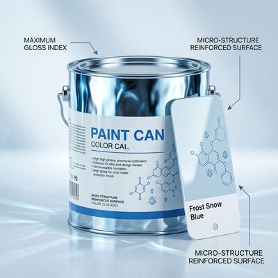 Gloss tốt 1K Frost Snow Màu xanh Tinta Chiếc xe sửa chữa Auto Refinish Paint