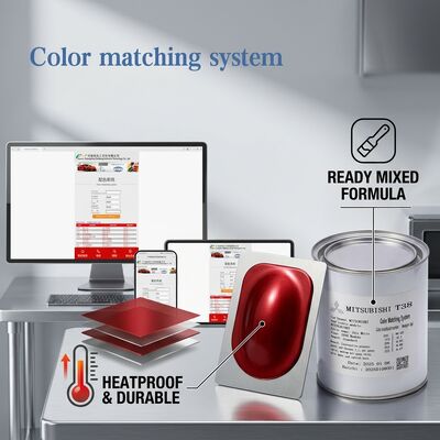 Sơn ô tô màu đỏ bền chống nhiệt, sơn ô tô màu đỏ chống oxy hóa kim loại