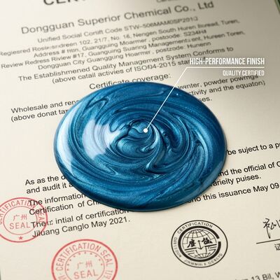 Lớp phủ thân xe bóng tốt 1K Greenish Blue Intermix Sơn hoàn thiện ô tô