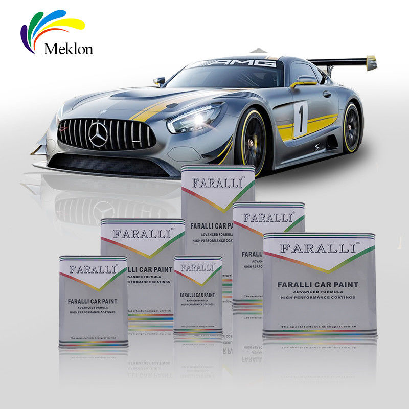 Sơn xe ô tô Lớp phủ ô tô 1k Màu rắn Basecoat đặc biệt Màu đen Auto Tinta