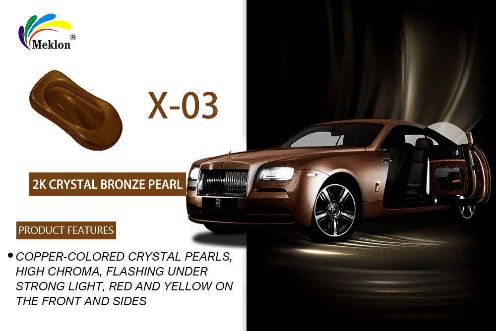 HS 1K Crystal Bronze Auto Paint: Ứng dụng cao & Vật liệu thô cho thân xe