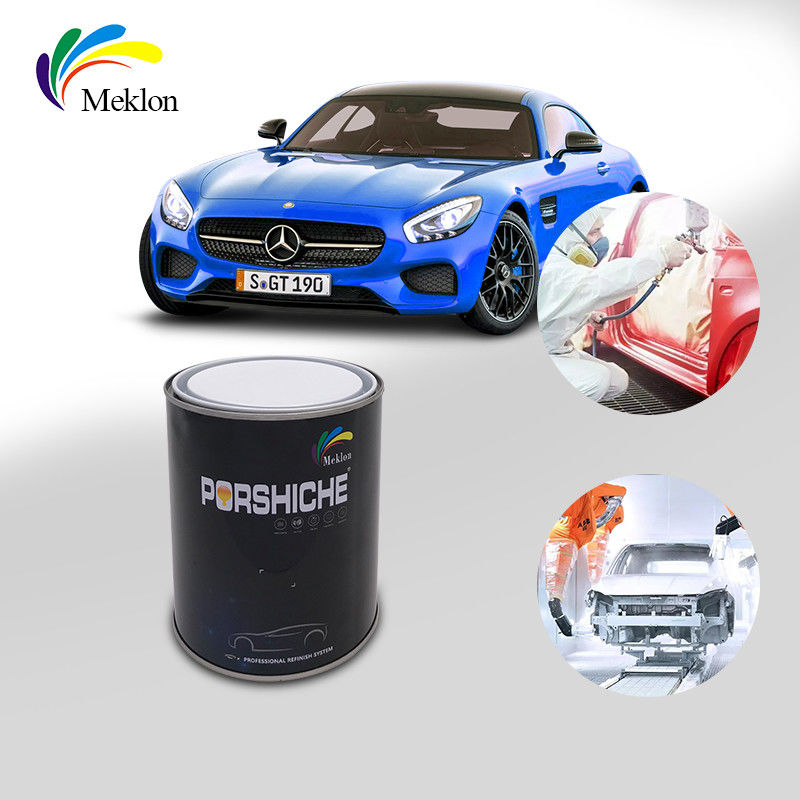 Sơn xe không độc hại kim loại bạc chống nước ổn định màu xanh chói