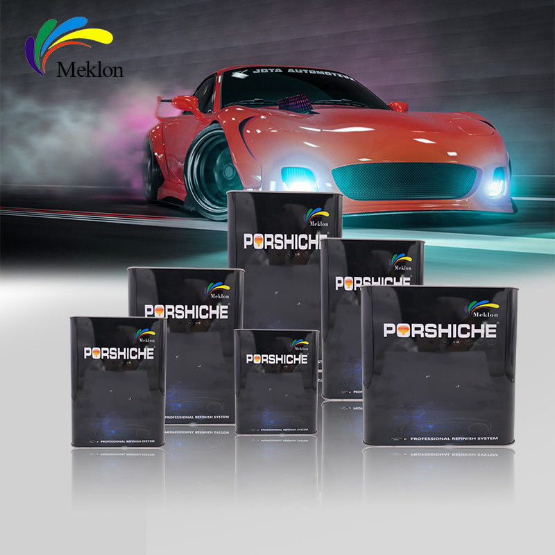 Màu sơn ô tô màu đỏ hồng không độc Waterproof Glossy Automotive Refinishing Products