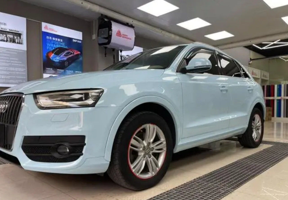 Sơn xe hỗn hợp sẵn cho Audi LX5D Đám băng xanh với áo khoác phù hợp màu sắc