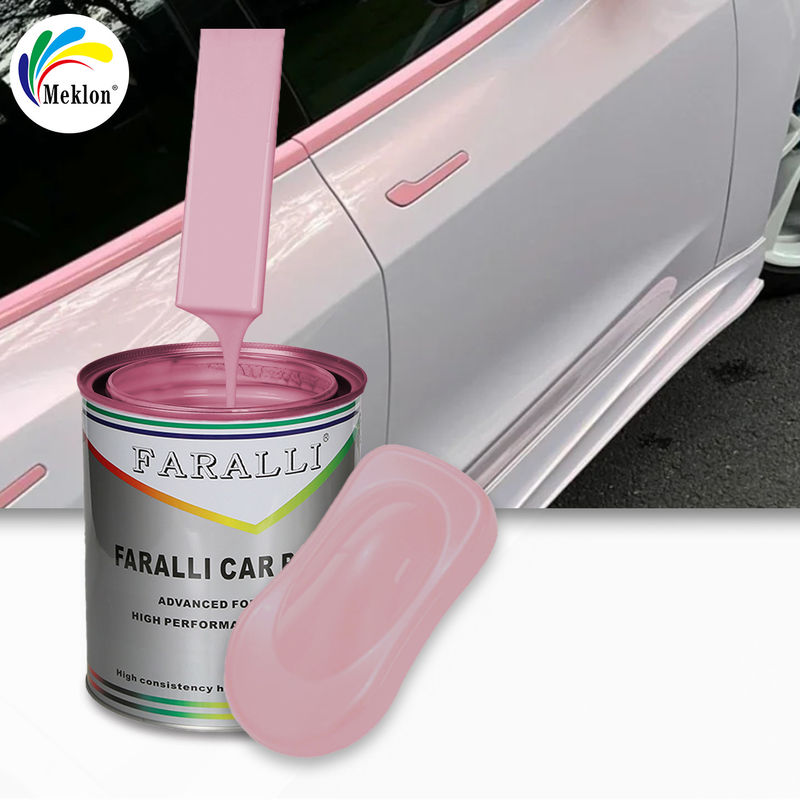 Sự can thiệp rất có trách nhiệm Màu vàng ngọc trai màu 1Lx12 Sơn xe hơi basecoat cho phun