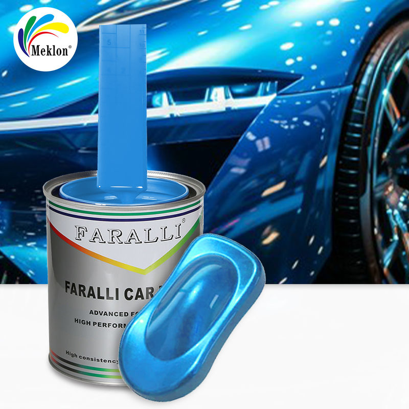 1K tuyết tuyết xanh bóng màu sắc acrylic rắn sơn ô tô cho sửa chữa xe hơi cũ
