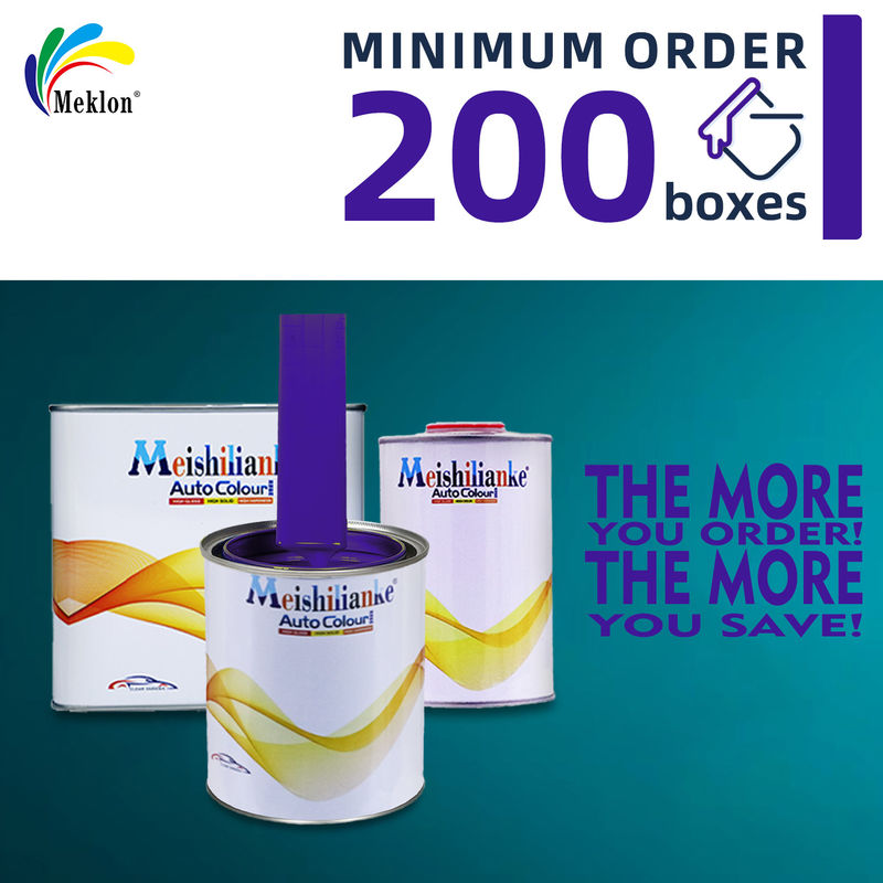 Acrylic 1K 2K Màu sơn cơ thể ô tô Xịt ô tô Màu kim loại Sơn ô tô Để sửa chữa Ô tô Lớp phủ hoàn thiện