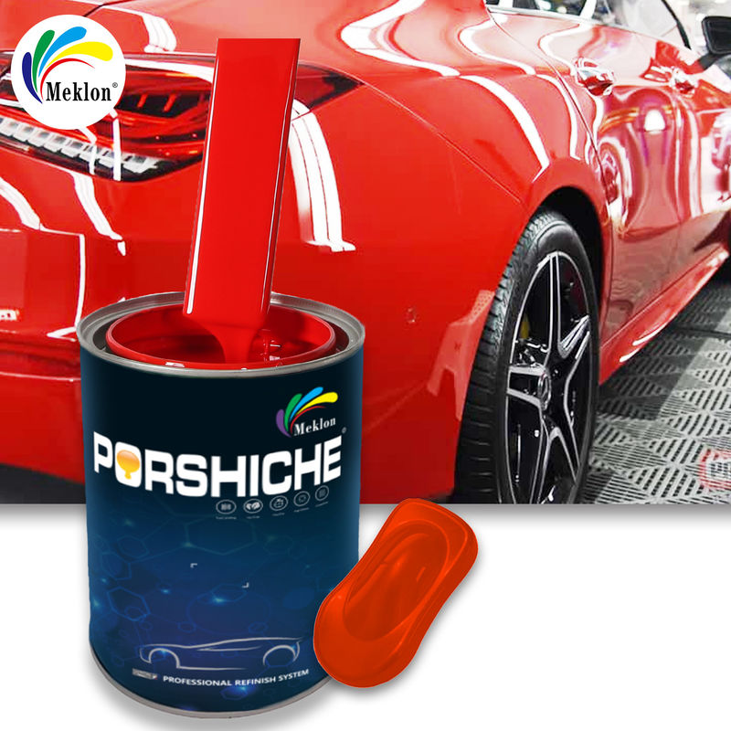 1K Acrylic Auto Đỏ sơn cho xe ô tô hoàn thiện xe hơi sơn máy trộn hệ thống