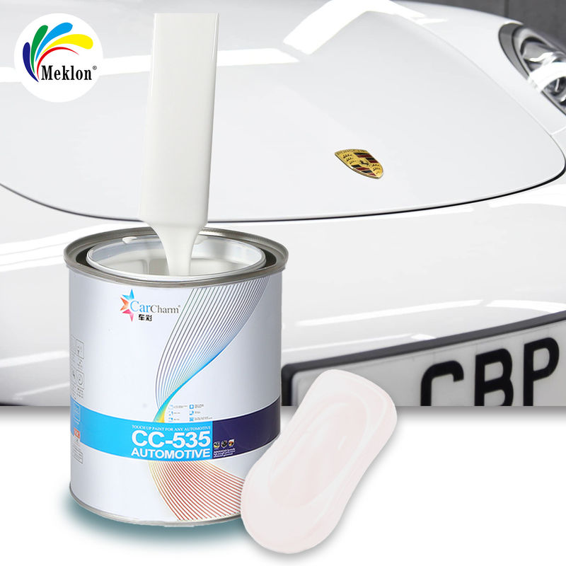 Cao Solid High Gloss Acrylic Màu sắc trắng xe hoàn thiện sơn ô tô mịn mịn lớp phủ mịn mịn cho xe hơi