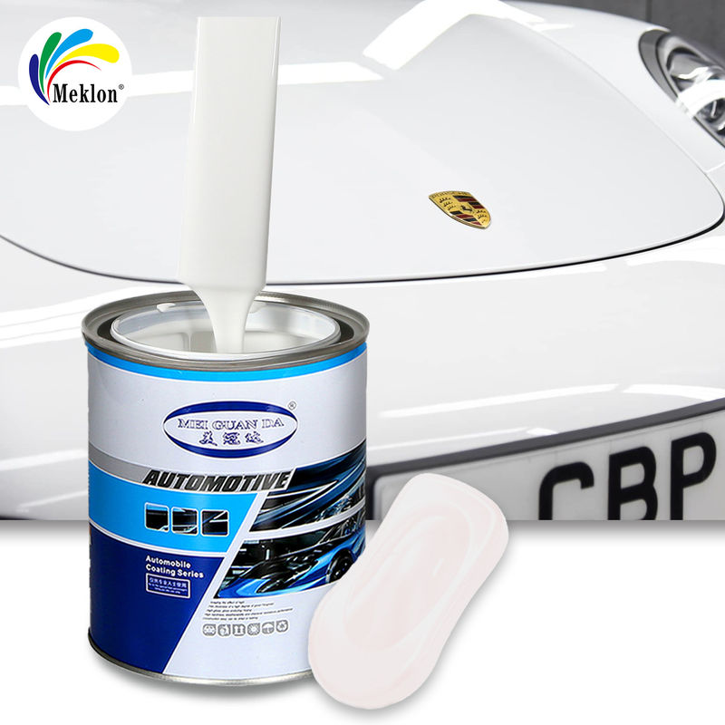 Xây dựng rất có trách nhiệm Sơn xe ô tô màu trắng rực rỡ Nhà máy basecoat bán buôn Sơn xe ô tô