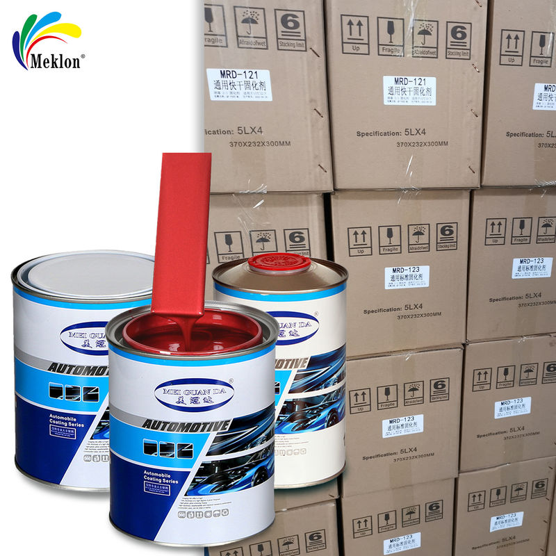 1K Red Car Refinish Paint Đội ngũ nghiên cứu và sản xuất độc lập với biểu đồ Masterbatch và thẻ màu
