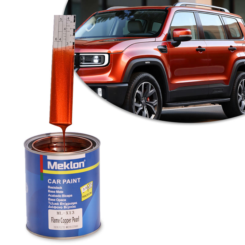 Ô tô 1K Flame Copper Pearl Acrylic Liquid Coating Easy Application Hệ thống trộn sơn xe ô tô Nhà máy Giá bán buôn cho