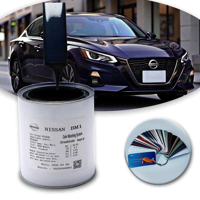 Sơn xe hơi Nissan BM1 1K Xanh Ngọc Trai (Bán buôn trực tiếp từ nhà máy với công thức thân thiện với môi trường)​