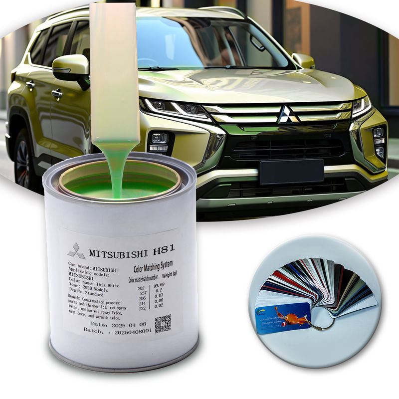 Công nghệ Acrylic 1K hoàn thiện sơn xe cho nhiệt độ cao và môi trường khô với hiệu ứng vàng Champagne