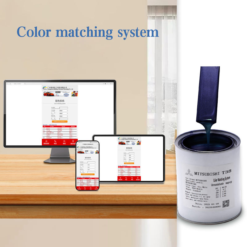 Một nhà sản xuất sơn xe với hệ thống công thức màu sắc phong phú