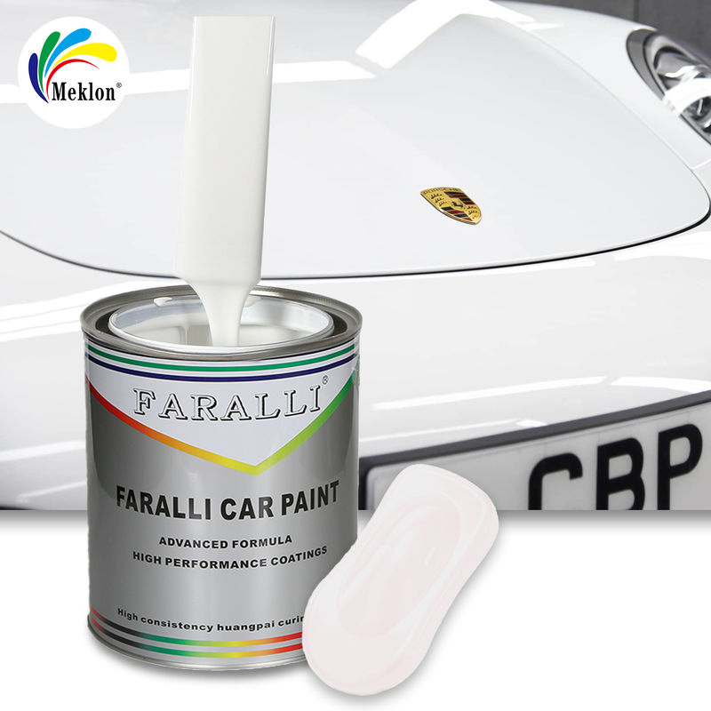 1K Ferrari bán nóng hiệu quả và khô nhanh màu trắng tinh khiết sơn xịt xe