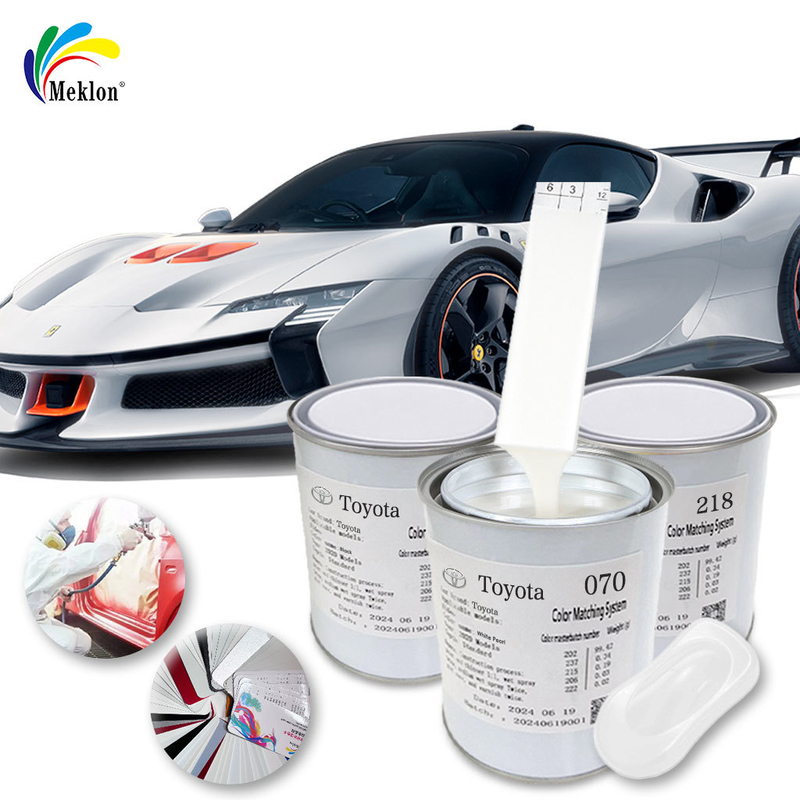 070 Sơn ô tô màu Trắng Ngọc Trai Lấp Lánh, Phối màu OEM