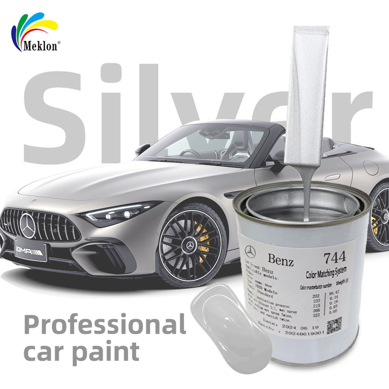 Sơn sửa chữa ô tô kim loại bạc VOC thấp với hiệu suất chi phí cao và bảo vệ môi trường