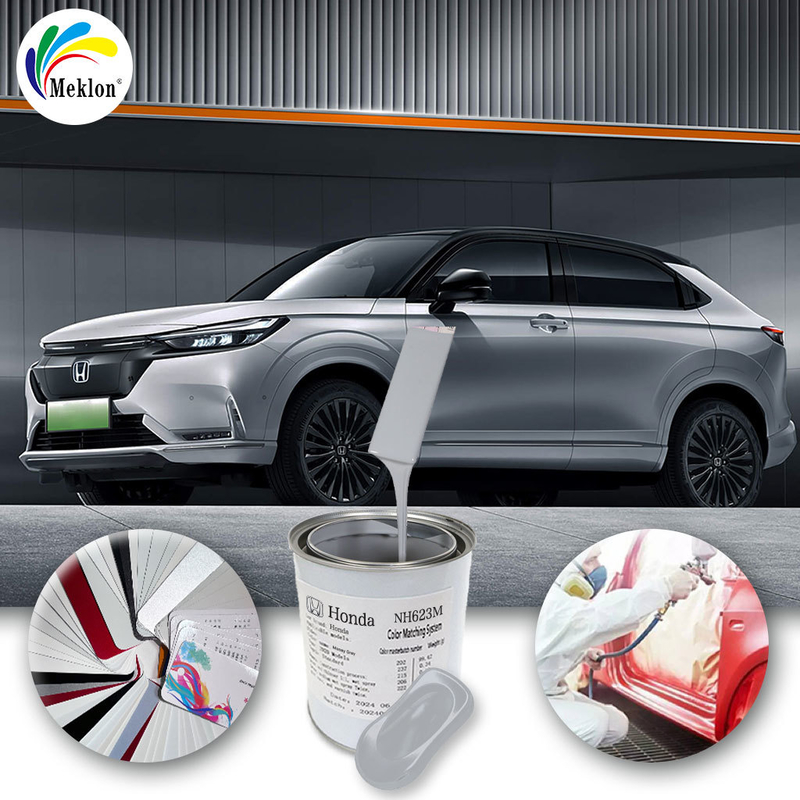 Công thức tùy chỉnh cho 42A Meteor Xám tốt sơn xe cho Mazda