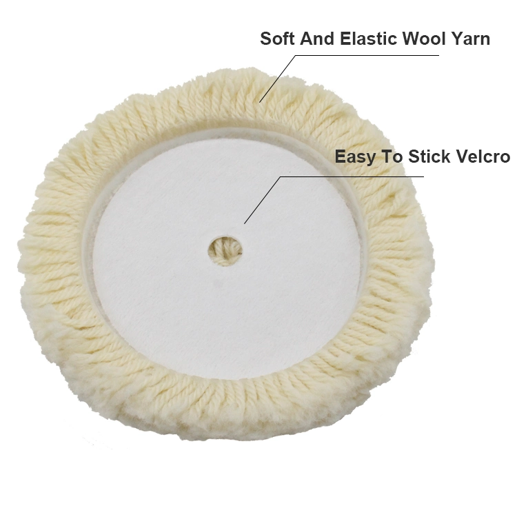 Pad len màu vàng trắng cho đánh bóng xe hơi, hàng hóa làm sạch xe hơi đa năng 1