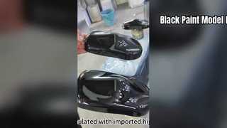 Hiển thị hiệu ứng mô hình sơn đen