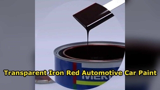 Sơn phủ hoàn thiện ô tô màu đỏ sắt trong suốt & sơn sửa chữa ô tô